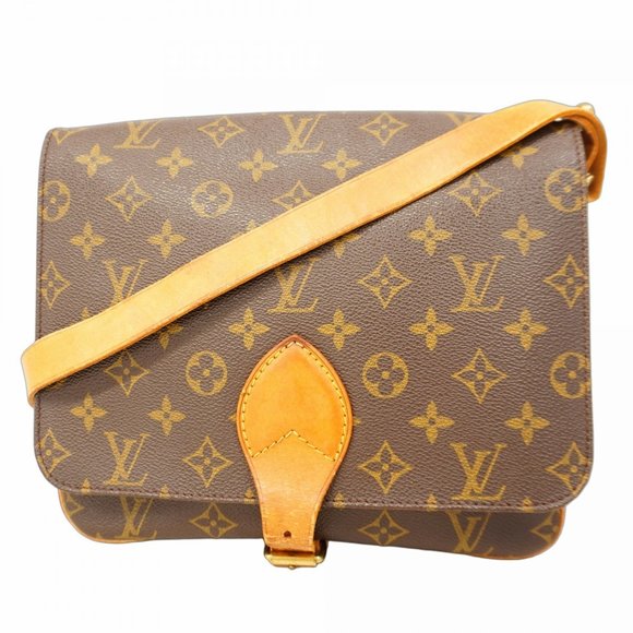Louis Vuitton Monogram Cartouchiere GM Shoulder Bag M51252 Brown Women's - Picture 1 of 10
